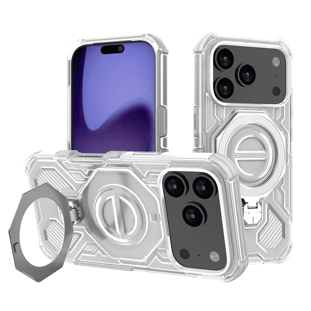 Tok Apple iPhone 17 Pro-hoz, Techsuit, Carbon Shield Pro, Fehér