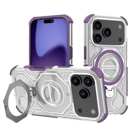 Tok Apple iPhone 17 Pro-hoz, Techsuit, Carbon Shield Pro, Lila