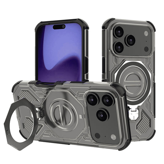 Tok Apple iPhone 17 Pro-hoz, Techsuit, Carbon Shield Pro, Világos Fekete
