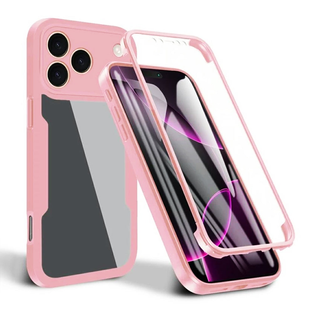 Tok a Apple iPhone 17 Pro-hoz, Techsuit, ColorVerse 360, Rózsaszín