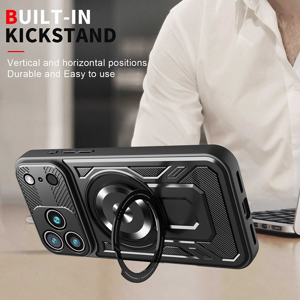 Tok a Apple iPhone 17 Pro-hoz, Techsuit, RuggedCam, Lila