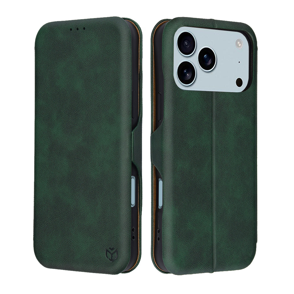 Tok Apple iPhone 17 Pro-hoz, Techsuit, Safe Wallet Plus, Zöld