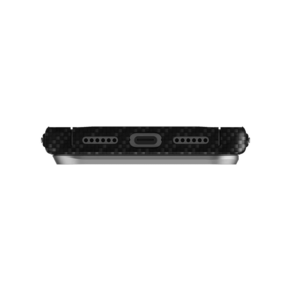 MagSafe tok Apple iPhone 17 Pro-hoz, UNIQ, Keva MagClick, Sötétszürke