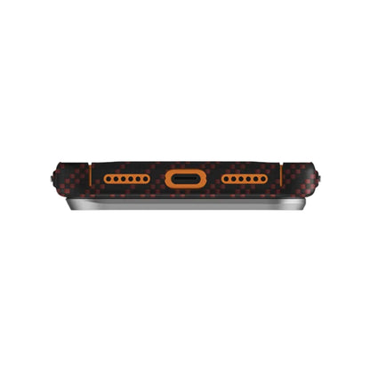 MagSafe tok Apple iPhone 17 Pro-hoz, UNIQ, Keva MagClick, Fekete Piros