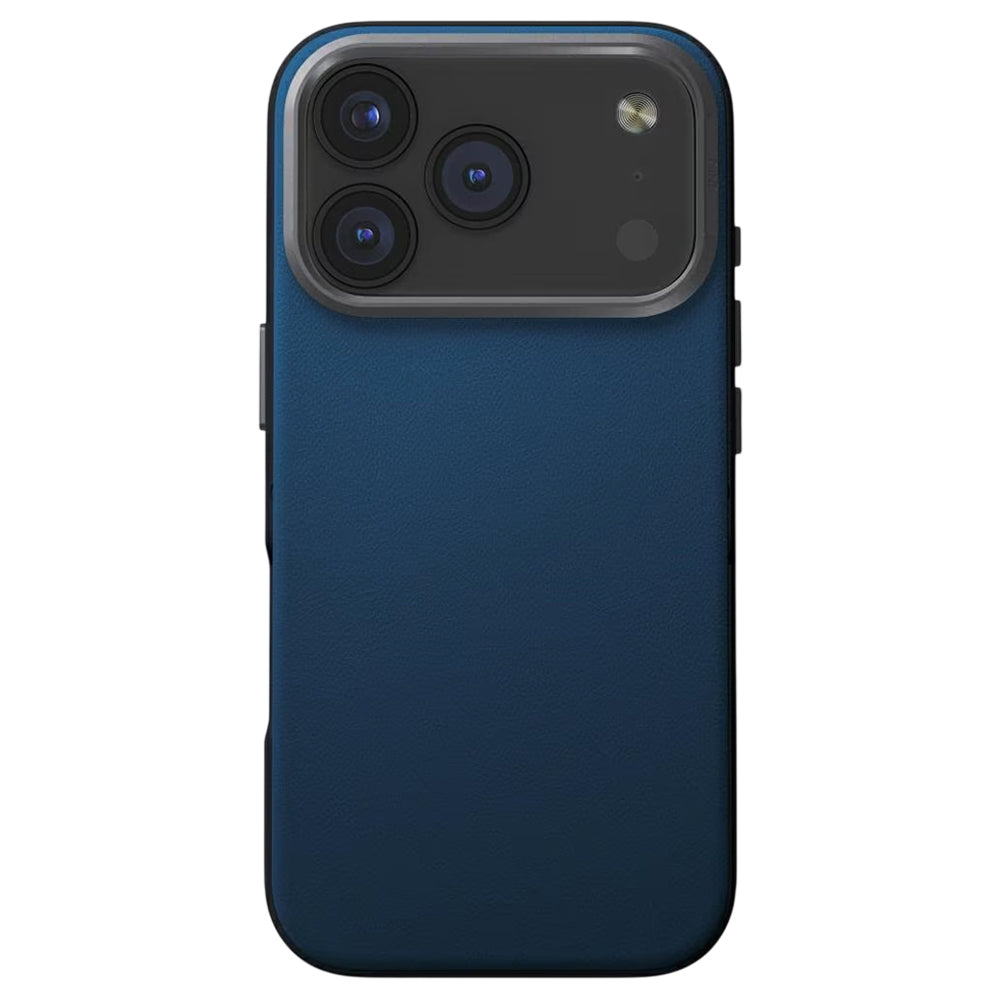 Tok Apple iPhone 17 Pro-hoz, UNIQ, Lyden Leatherette, Fekete-kék