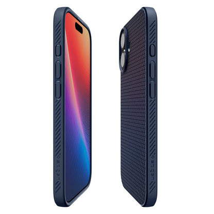 Tok a Apple iPhone 17-hez, Spigen, Liquid Air, Tengerészkék