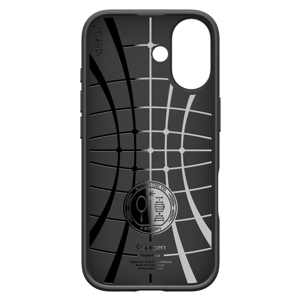 Tok a Apple iPhone 17-hez, Spigen, Liquid Air, Matt Fekete