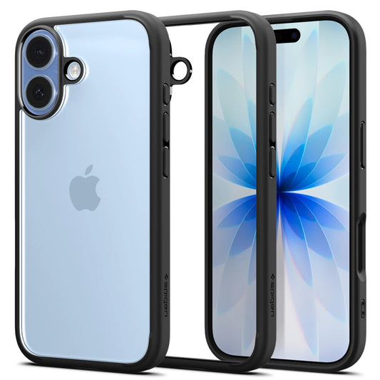 Tok a Apple iPhone 17-hez, Spigen, Ultra Hybrid, Matt Fekete