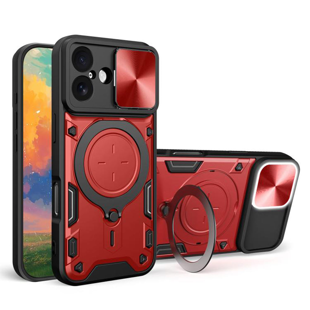 Tok Apple iPhone 17-hez, Techsuit, CamGuard Pro, Piros