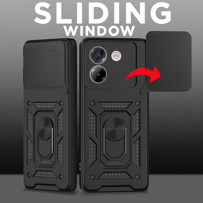 Tokozás az Apple iPhone 17-hez, Techsuit, CamShield, Zöld