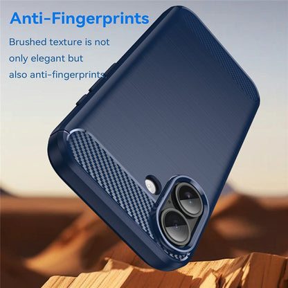 Tok Apple iPhone 17-hez, Techsuit, Szénszálas, Kék