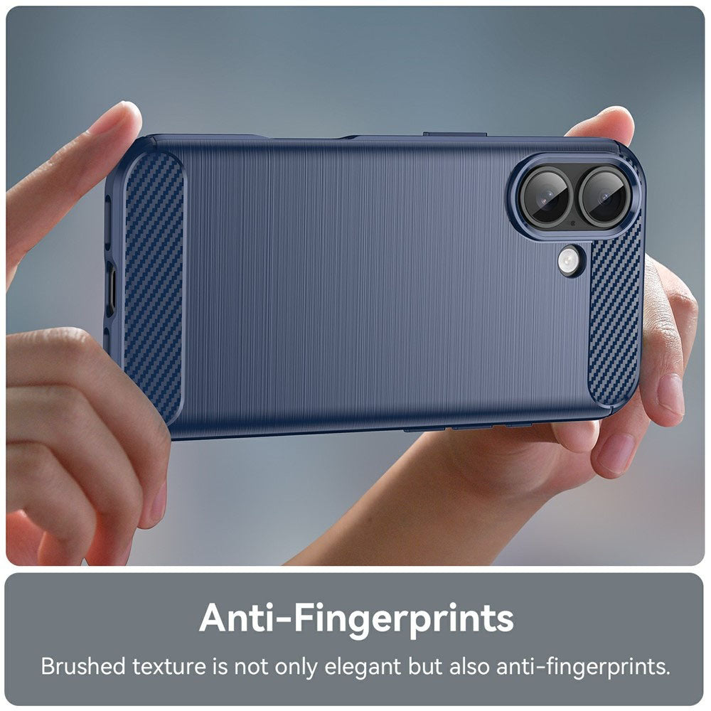 Tok Apple iPhone 17-hez, Techsuit, Szénszálas, Kék