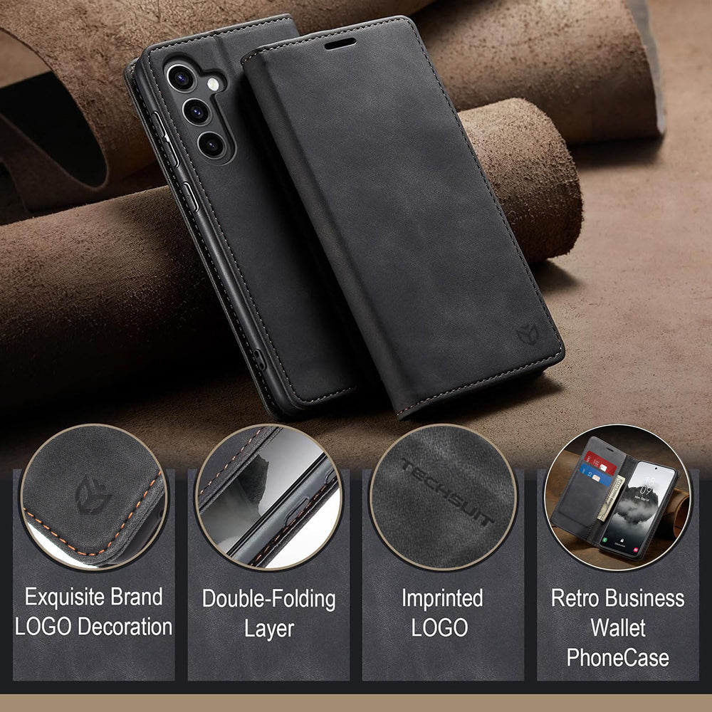 Tok Apple iPhone 17-hez, Techsuit, Confy, Fekete