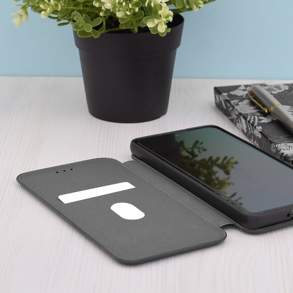 Techsuit Safe Wallet Plus tok Apple iPhone 17-hez, Fekete