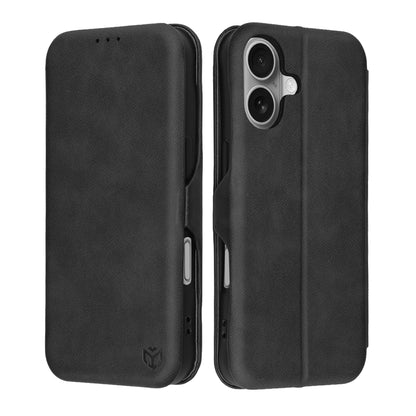 Techsuit Safe Wallet Plus tok Apple iPhone 17-hez, Fekete