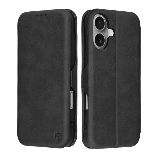 Techsuit Safe Wallet Plus tok Apple iPhone 17-hez, Fekete