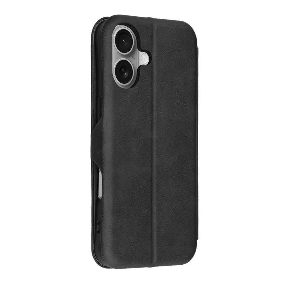 Techsuit Safe Wallet Plus tok Apple iPhone 17-hez, Fekete