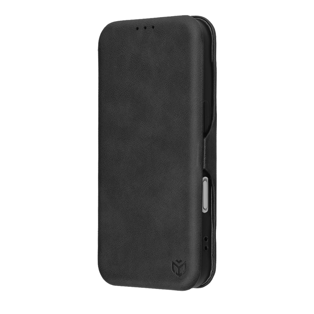 Techsuit Safe Wallet Plus tok Apple iPhone 17-hez, Fekete