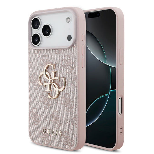 Tok Apple iPhone 18 Pro / 17 Pro, Guess, 4G Big Logo, Rózsaszín