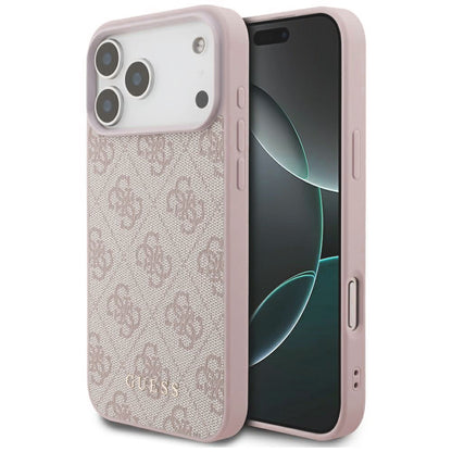 Tok Apple iPhone 18 Pro / 17 Pro, Guess, 4G Classic Logo, Rózsaszín