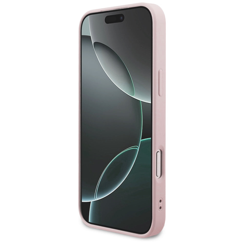 Tok Apple iPhone 18 Pro / 17 Pro, Guess, 4G Classic Logo, Rózsaszín