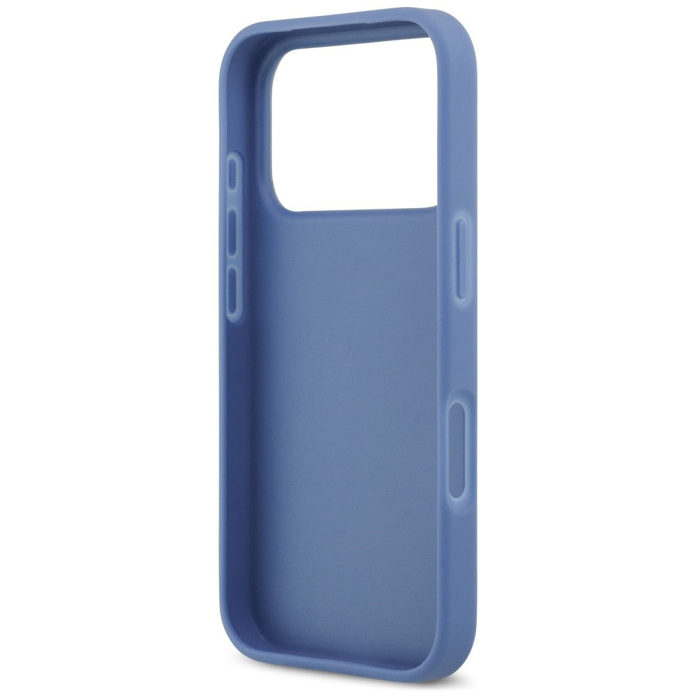 Case for Apple iPhone 18 Pro / 17 Pro, Guess, 4G Double Card Triangle, Blue