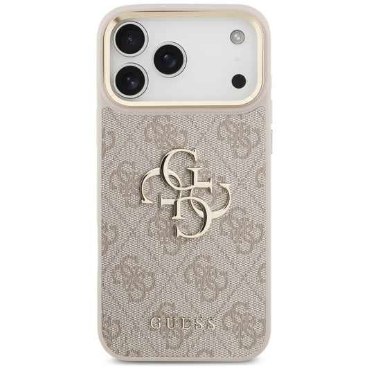 Tok Apple iPhone 18 Pro / 17 Pro készülékhez, Guess, Big 4G Classic Logo & Big Strap Metal Buttons, rózsaszín