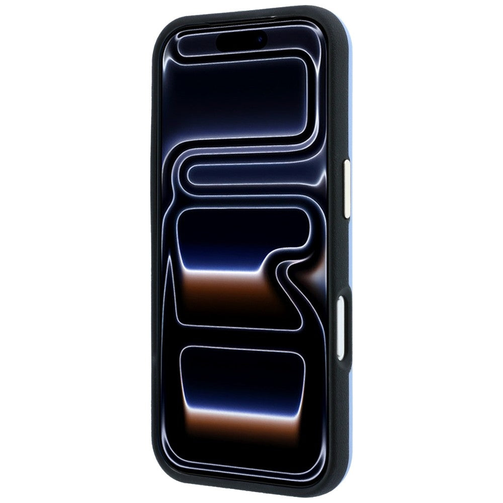 Tok Apple iPhone 18 Pro / 17 Pro készülékhez, Guess, sima nagy strassz logóval, kék