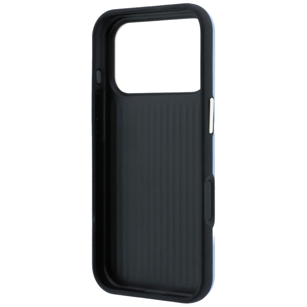 Tok Apple iPhone 18 Pro / 17 Pro készülékhez, Guess, sima nagy strassz logóval, kék