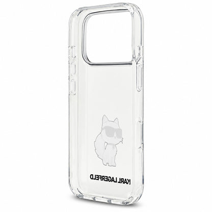 Tok Apple iPhone 18 Pro / 17 Pro készülékhez, Karl Lagerfeld, IML Choupette NFT, átlátszó