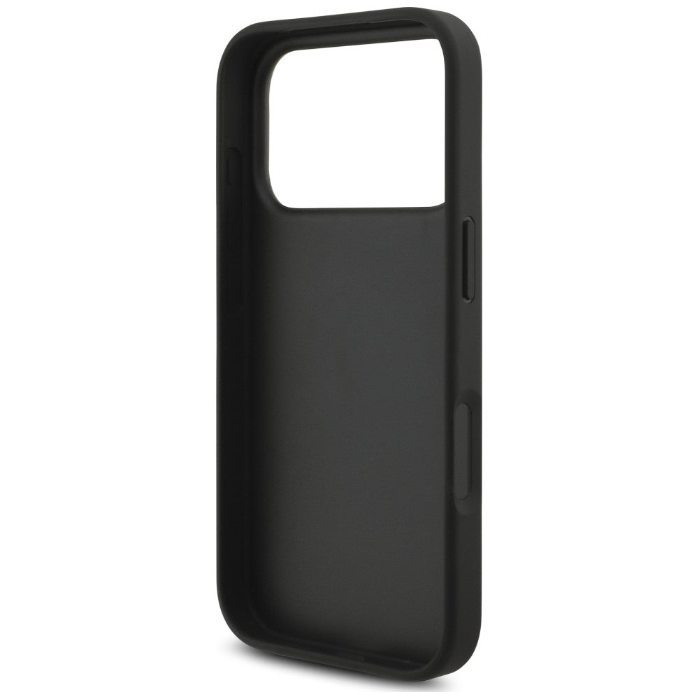 Case for Apple iPhone 18 Pro / 17 Pro, Karl Lagerfeld, Saffiano Mono Patch Choupette, Black