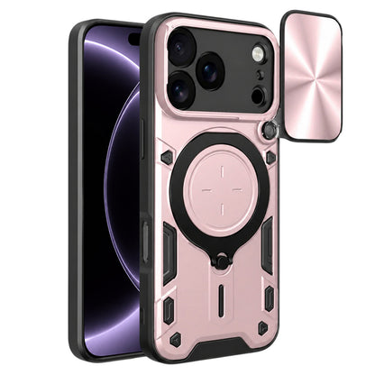 Case for Apple iPhone 18 Pro / 17 Pro, Techsuit, CamGuard Pro, Rose Gold