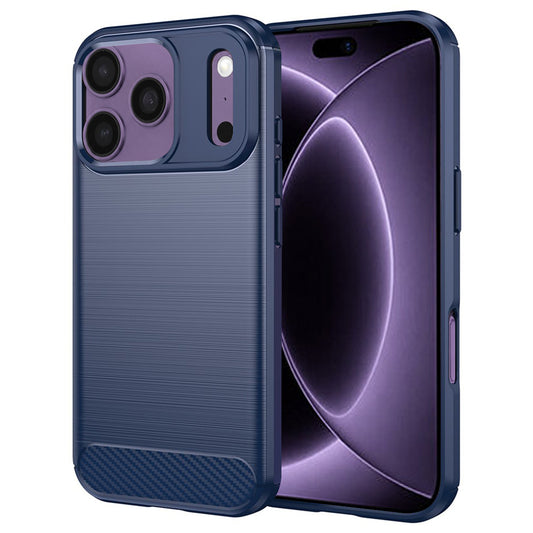 Tok Apple iPhone 18 Pro / 17 Pro-hoz, Techsuit, karbon, kék