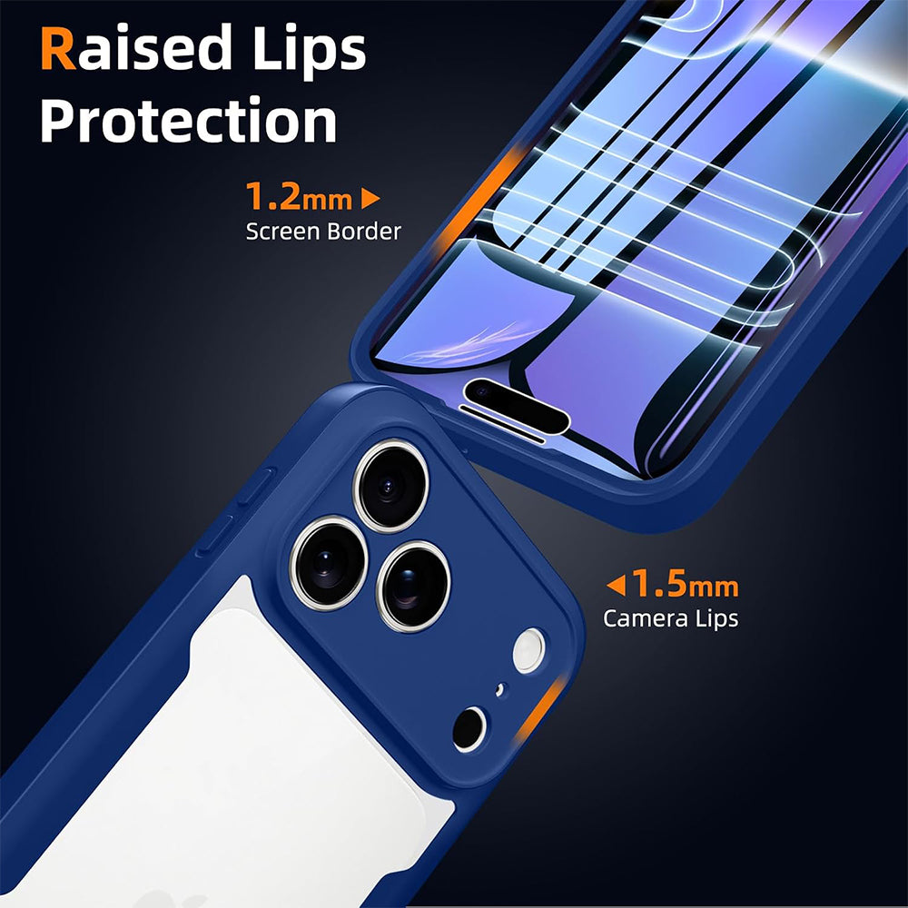 Tok Apple iPhone 18 Pro / 17 Pro készülékhez, Techsuit, ColorVerse 360, Kék