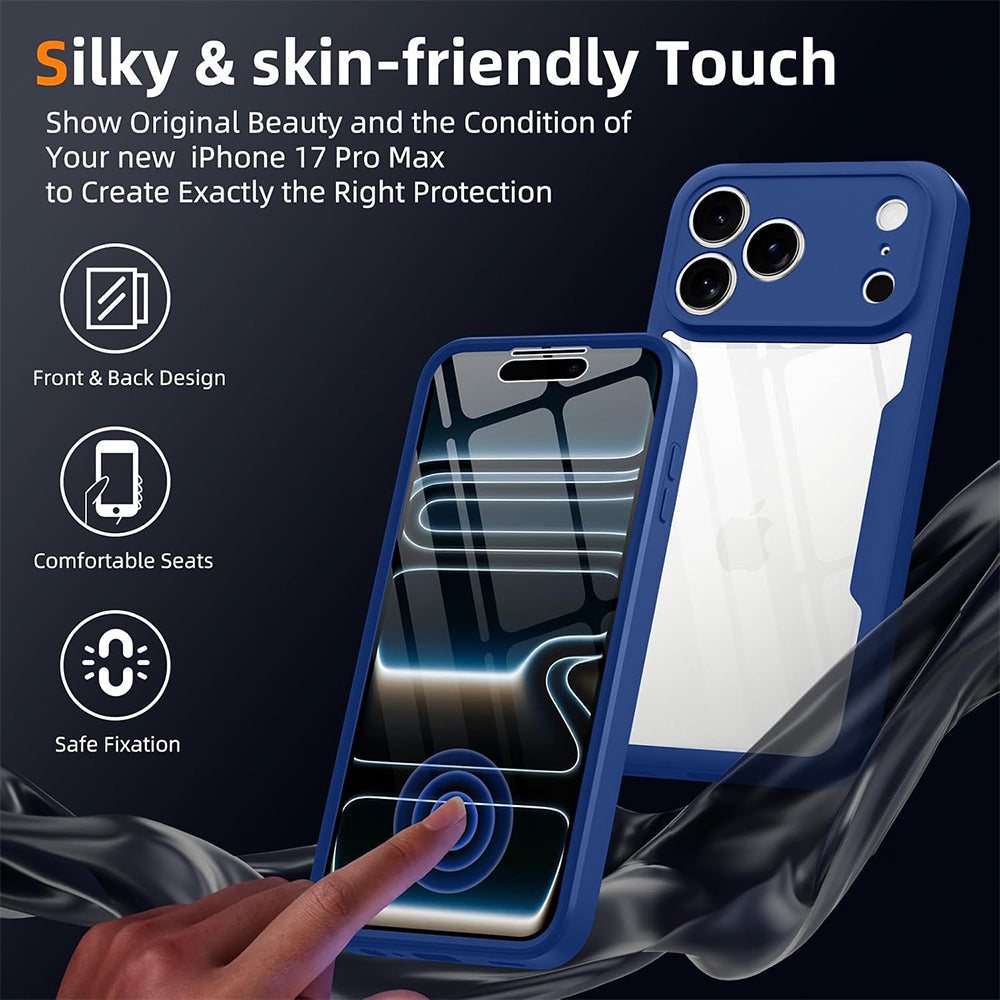 Tok Apple iPhone 18 Pro / 17 Pro készülékhez, Techsuit, ColorVerse 360, Kék