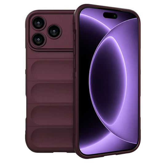 Tok Apple iPhone 18 Pro / 17 Pro-hoz, Techsuit, Magic Shield, Bordó