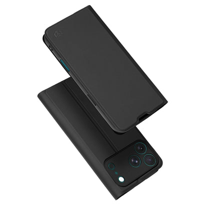 Tok Apple iPhone 18 Pro / 17 Pro-hoz, Techsuit, Magskin Book, Fekete