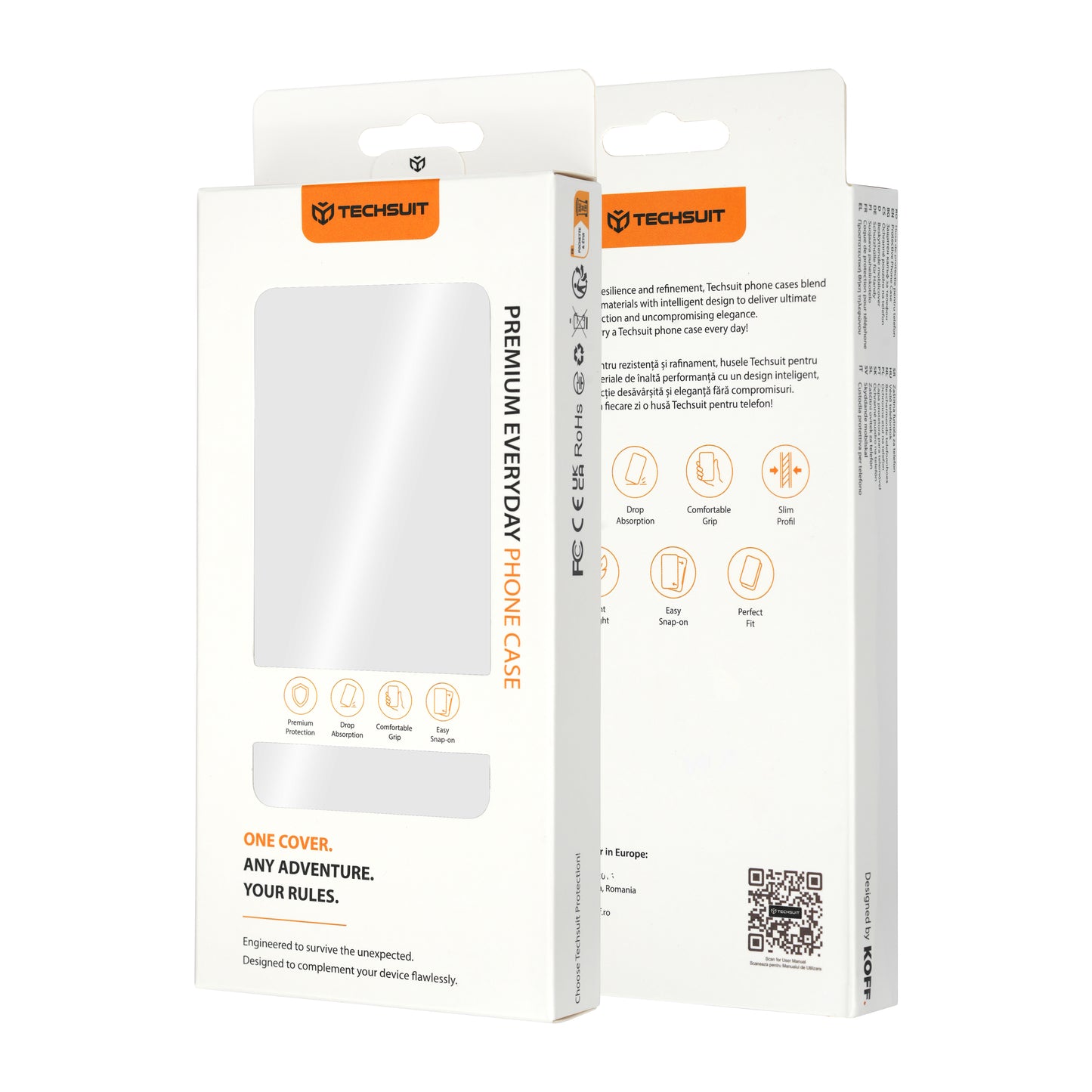 Tok Apple iPhone 18 Pro / 17 Pro-hoz, Techsuit, Magskin Book, Fekete