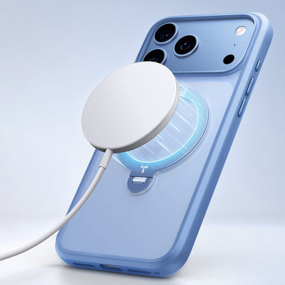 MagSafe tok Apple iPhone 18 Pro / 17 Pro-hoz, Torras, Ostand Spin, Kék