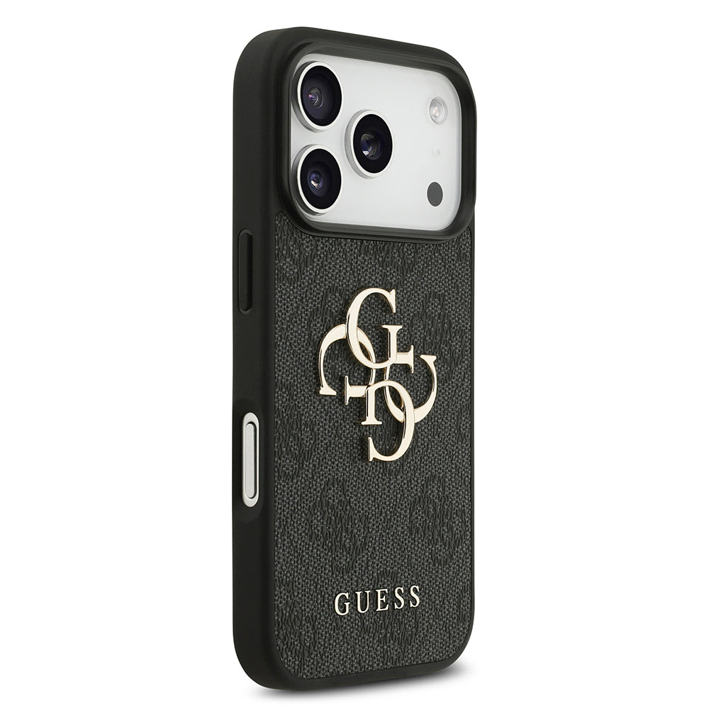 Tok Apple iPhone 18 Pro Max / 17 Pro Max, Guess, 4G Nagy Logó, Fekete