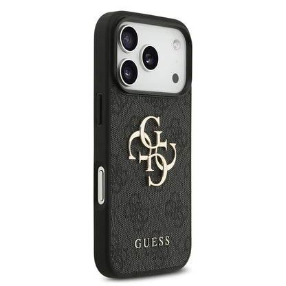 Tok Apple iPhone 18 Pro Max / 17 Pro Max, Guess, 4G Nagy Logó, Fekete