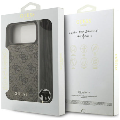 Tok Apple iPhone 18 Pro Max / 17 Pro Max készülékhez, Guess, 4G Crossbody Cardslot, barna