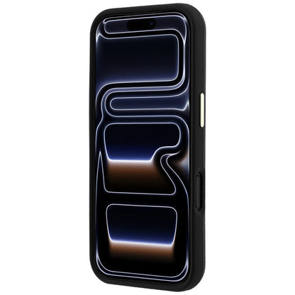 Tok Apple iPhone 18 Pro Max / 17 Pro Max, Guess, Grained Big Resin Logo, Fekete