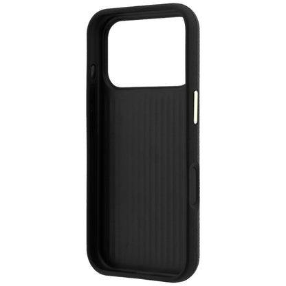 Tok Apple iPhone 18 Pro Max / 17 Pro Max, Guess, Grained Big Resin Logo, Fekete