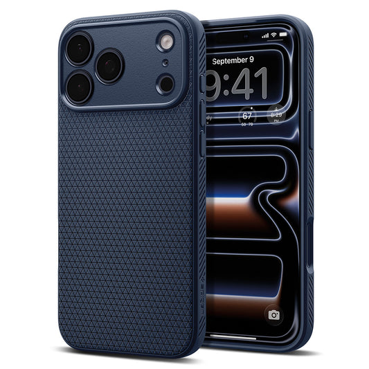 Tok Apple iPhone 18 Pro Max / 17 Pro Max készülékhez, Spigen, Liquid Air, Tengerészkék ACS12112