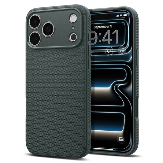 Tok Apple iPhone 18 Pro Max / 17 Pro Max készülékhez, Spigen, Liquid Air, Zöld ACS12113