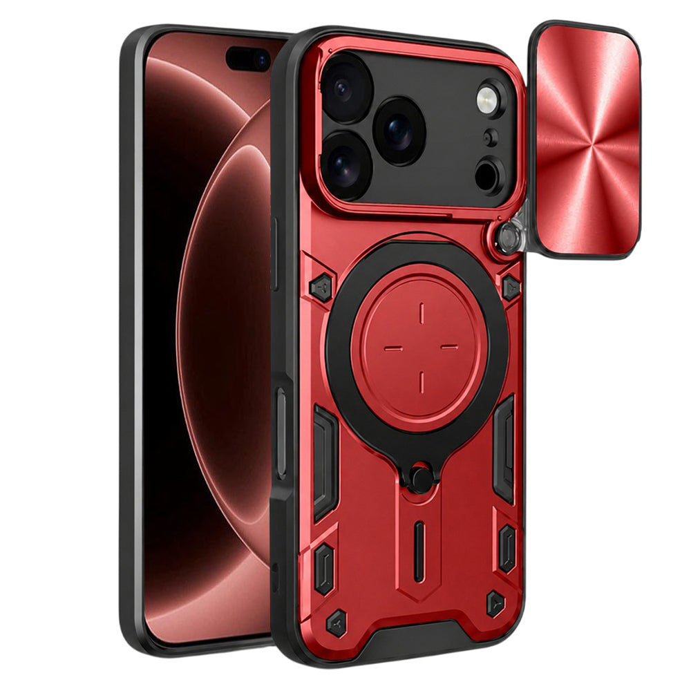 Tok Apple iPhone 18 Pro Max / 17 Pro Max készülékhez, Techsuit, CamGuard Pro, Piros