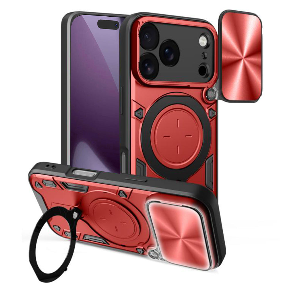 Tok Apple iPhone 18 Pro Max / 17 Pro Max készülékhez, Techsuit, CamGuard Pro, Piros
