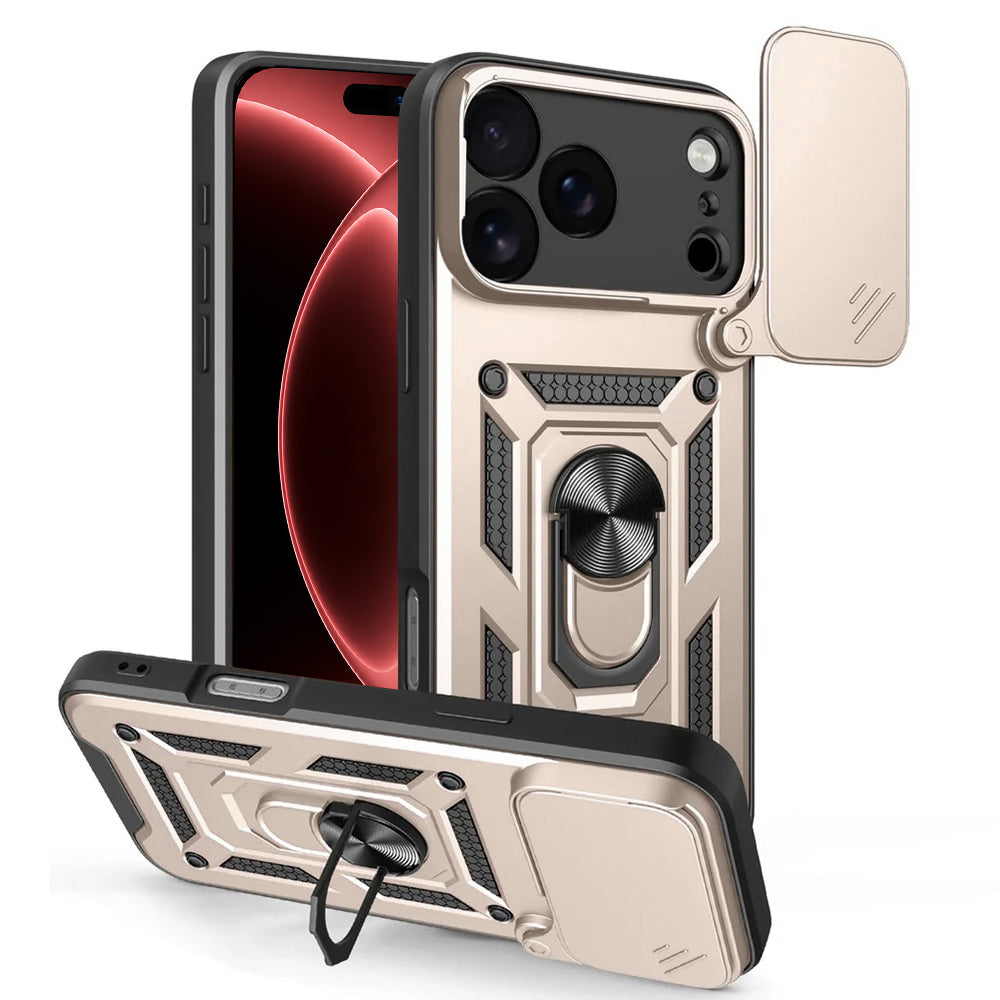 Tok Apple iPhone 18 Pro Max / 17 Pro Max készülékhez, Techsuit, CamShield, Arany