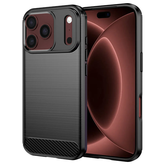 Tok Apple iPhone 18 Pro Max / 17 Pro Max készülékhez, Techsuit, Karbon, Fekete
